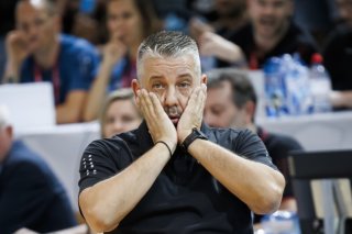 La Suisse d'Ilias Papatheodorou a bu la tasse samedi en Slovaquie KEYSTONE/VALENTIN FLAURAUD